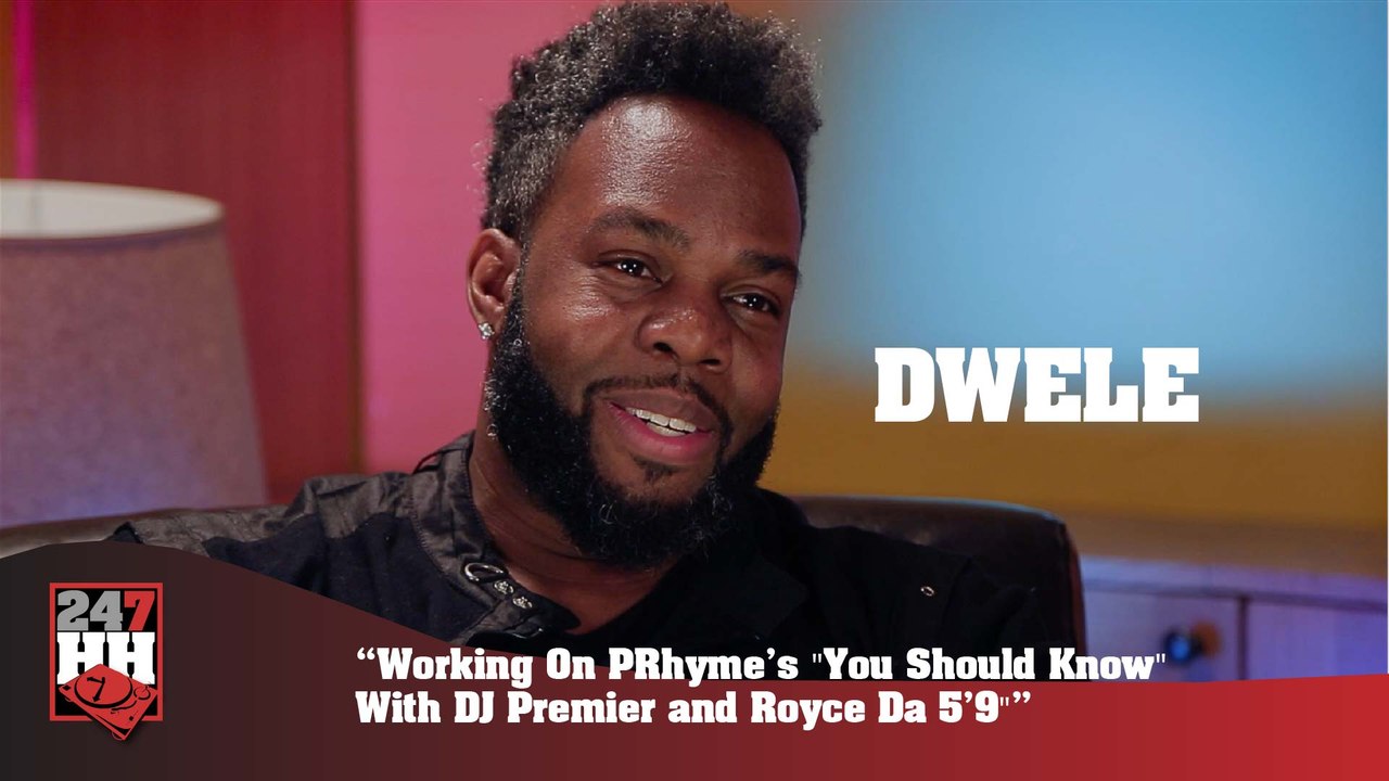 Dwele - Working On PRhyme's "You Should Know" With DJ Premier and Royce Da 5'9" (247HH Exclusive)
