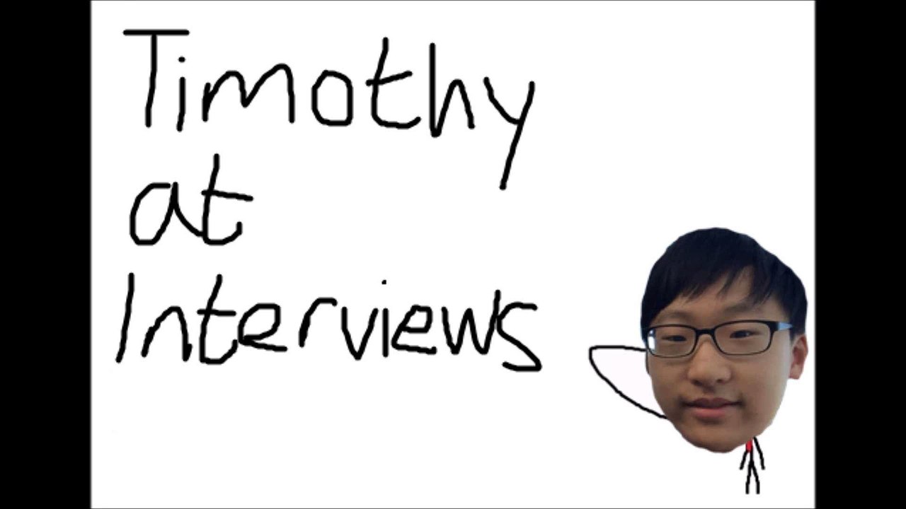 Timothy at Interviews