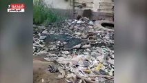 بالفيديو.. مياه الصرف الصحى تحاصر منازل منطقة العوضلاب بأسوان