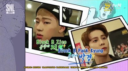 [SUB ESP] 160326 SNL Korea - My Boyfriend Block B Skit