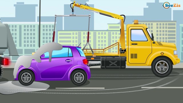 Cars and Trucks Cartoon for Kids. Ambulance. Fire Truck. Police Car. Cartoons for Children