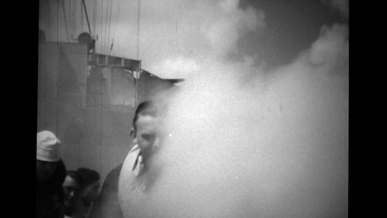 soldiers running through smoke