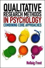Qualitative Research Methods In Psychology Nollaig Frost Ebook EPUB PDF