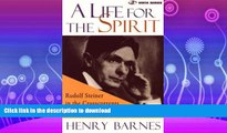 READ BOOK  A Life for the Spirit: Rudolf Steiner in the Crosscurrents of Our Time (Vista)  BOOK