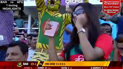Bangladesh vs Afghanistan Highlights 1st ODI Dhaka (25 Sep 2016) -