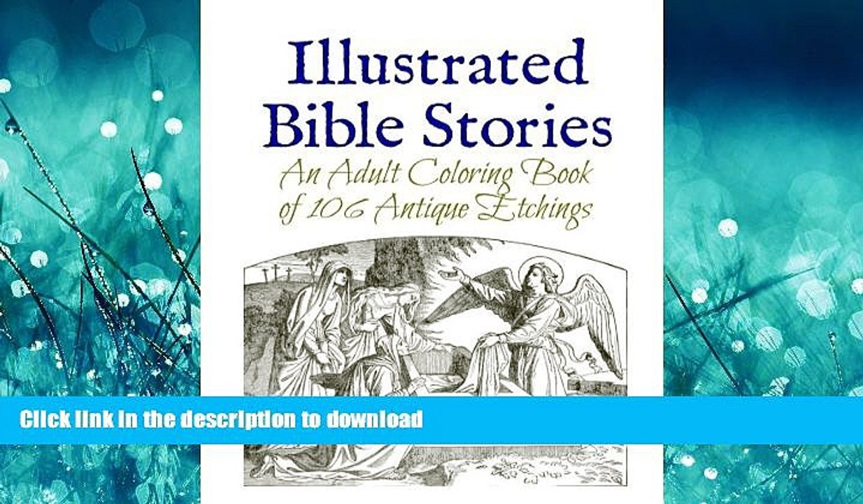 Download Download Illustrated Bible Stories An Adult Coloring Book Of 106 Antique Etchings Read Now Pdf Video Dailymotion