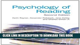 [PDF] Psychology of Reading: 2nd Edition Full Colection