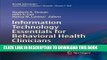 [PDF] Information Technology Essentials for Behavioral Health Clinicians (Health Informatics)