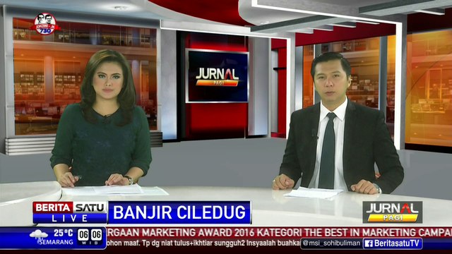 Banjir Ciledug Indah Surut, Warga Gotong-Royong Bersihkan Selokan