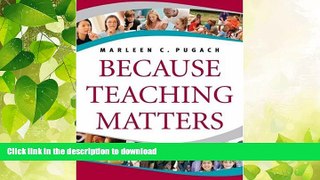 READ  Because Teaching Matters FULL ONLINE