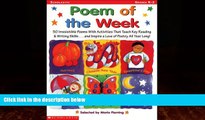 Big Deals  Poem of the Week: 50 Irresistible Poems With Activities that Teach Key Reading
