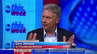 Gary Johnson says answer to Global Warming is inhabiting other planets