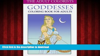 FAVORIT BOOK Goddesses Coloring Book For Adults: Fairy Tale Mythology Coloring Pages with