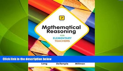 Big Deals  Mathematical Reasoning for Elementary Teachers (7th Edition)  Best Seller Books Most