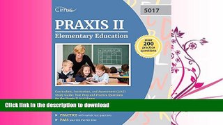 FAVORITE BOOK  Praxis II Elementary Education:  Curriculum, Instruction, and Assessment (5017):