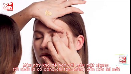 Metallic eyes make up