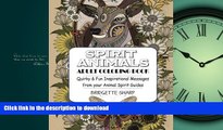 FAVORIT BOOK Spirit Animals Adult Coloring Book: Quirky   Fun Inspirational Messages from your