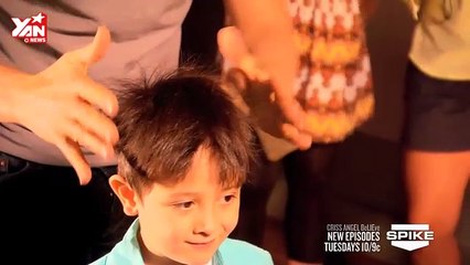 Criss Angel Electrifies a Kid