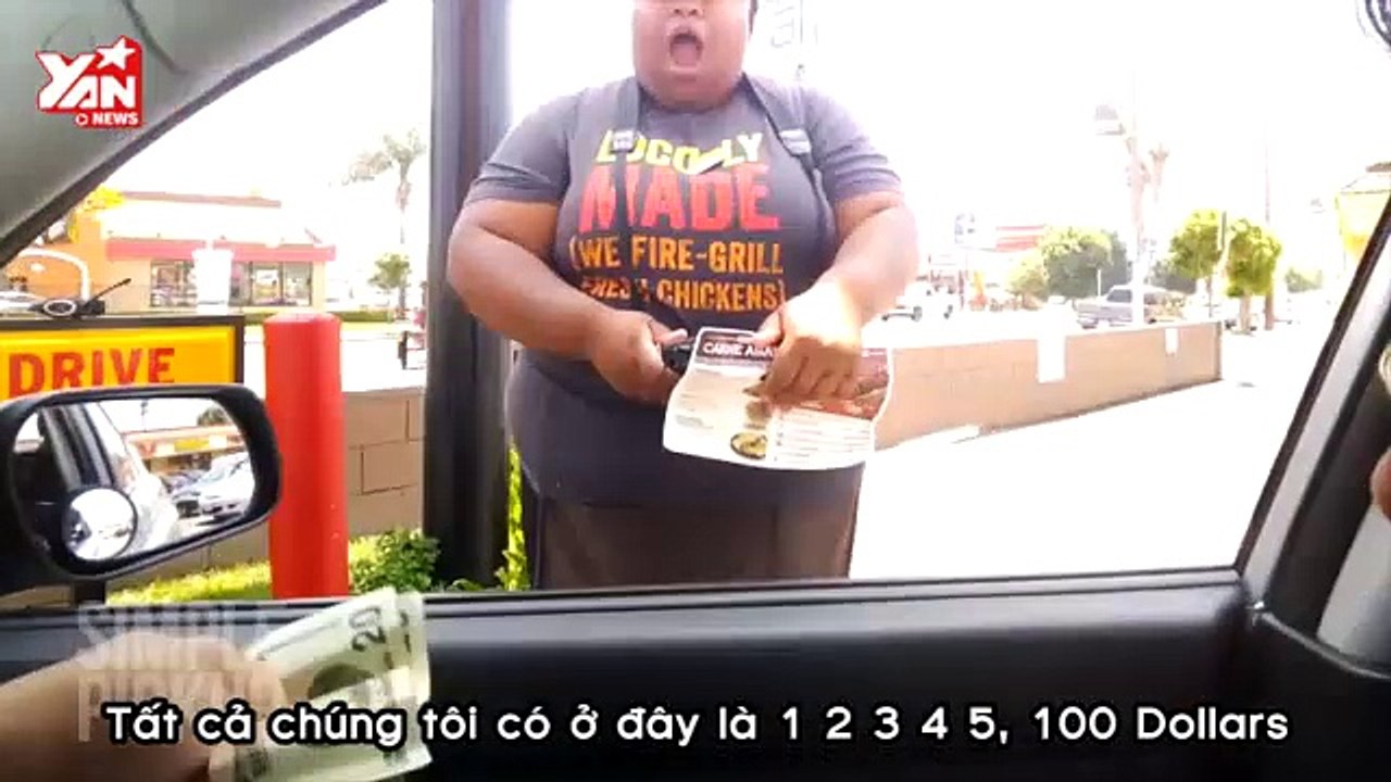 Tipping Fast Food Workers $100