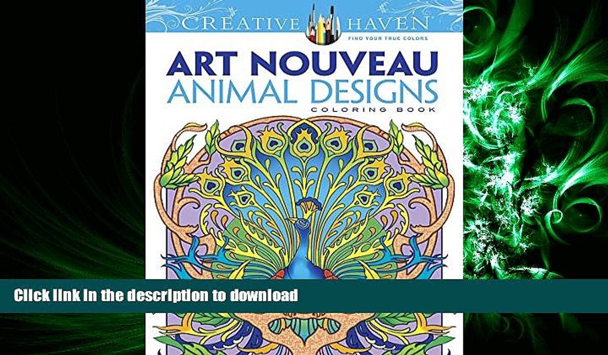 Art Nouveau Animal Designs Coloring Book