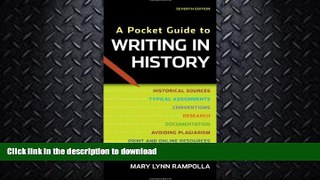 READ  A Pocket Guide to Writing in History FULL ONLINE