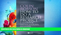 READ BOOK  How to do a Research Project: A Guide for Undergraduate Students FULL ONLINE