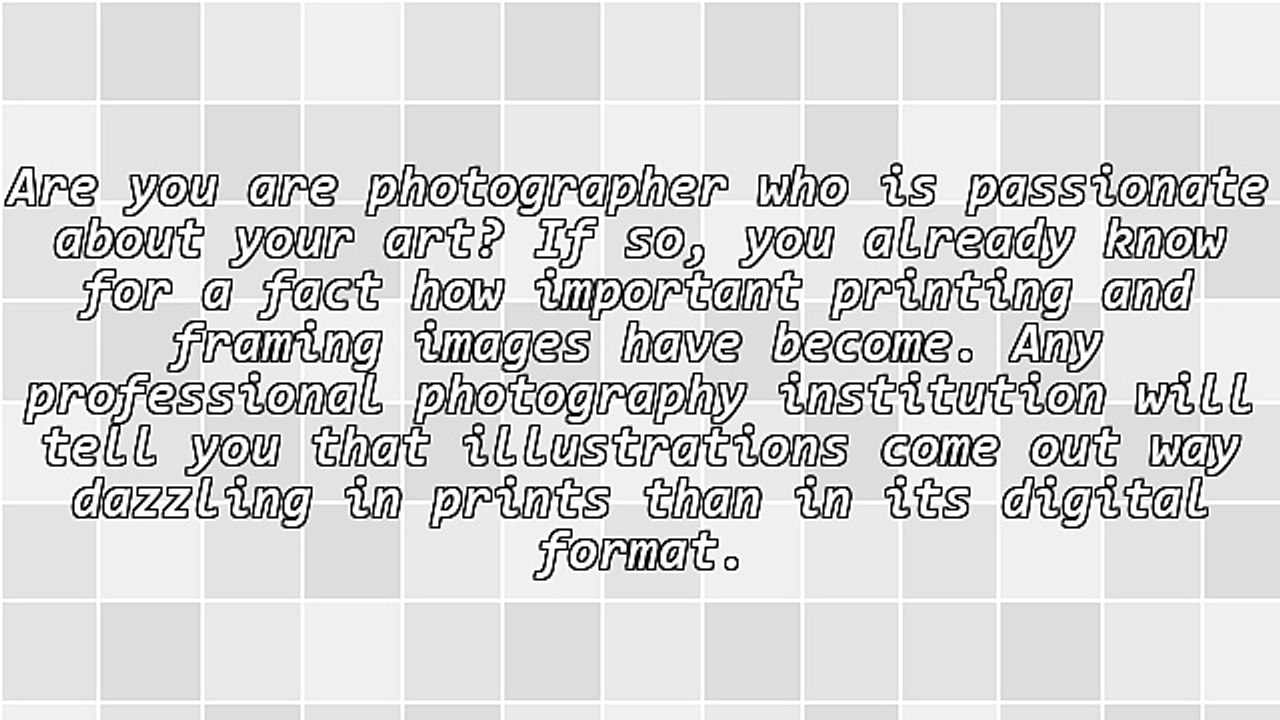 Being a Photographer Not Being Able to Fine Print Can Be Frustrating - It's All About to Change Now