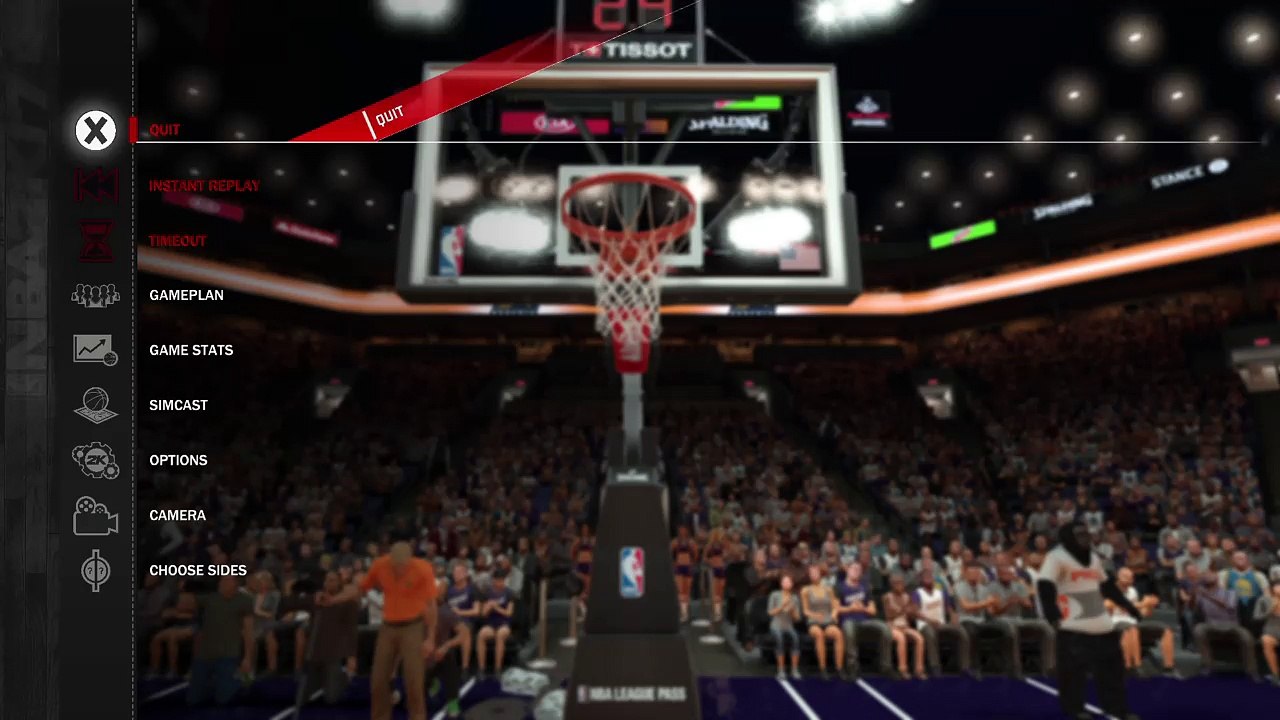 NBA 2K17 turn off ace b