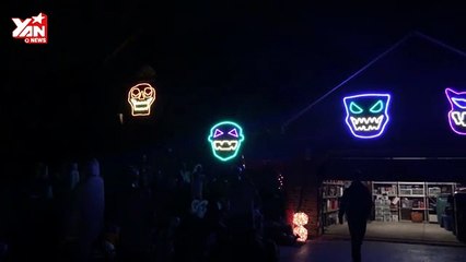 "Lác mắt" với vũ hội ánh sáng độc đáo