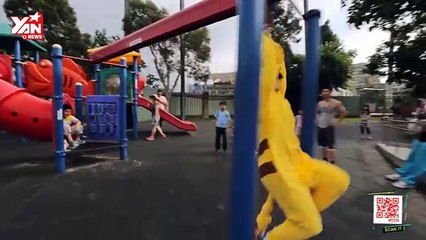 Chiêm ngưỡng màn Parkour đỉnh cao của "Pikachu"