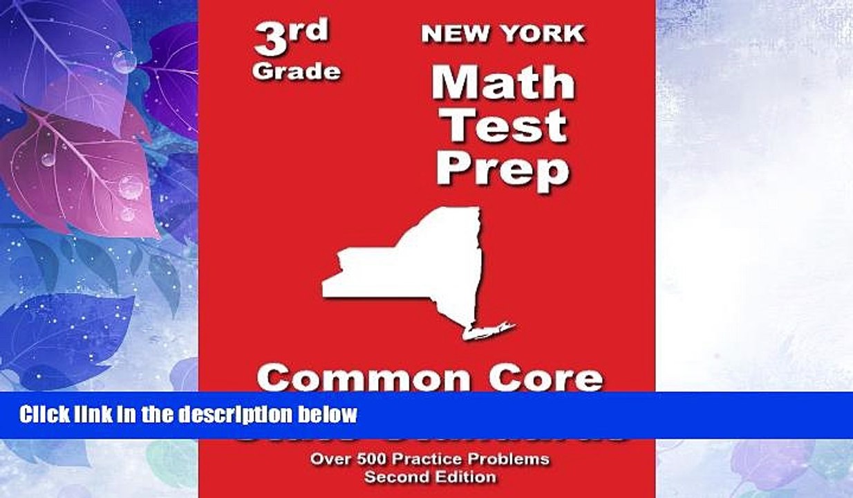 Big Deals  New York 3rd Grade Math Test Prep: Common Core State Standards  Free Full Read Best