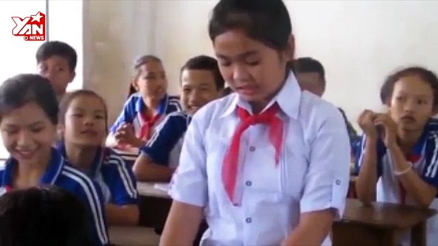 Thiện Nhân - Quán quân The Voice Kids 2014 chia tay trường cũ.