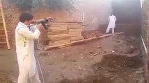 Pathan displays amazing firing skills to Indian & their Army