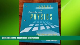 EBOOK ONLINE  Tutorials in Introductory Physics: Homework  BOOK ONLINE