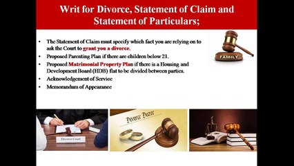 Divorce in Singapore is a 2-step process, being either contested or uncontested