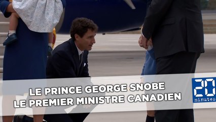 Le Prince George snobe totalement le Premier ministre canadien