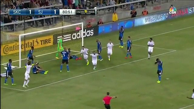 GOAL - Kevin Ellis - San Jose Earthquakes 1-2 Sporting Kansas City - 26.09.2016 MLS