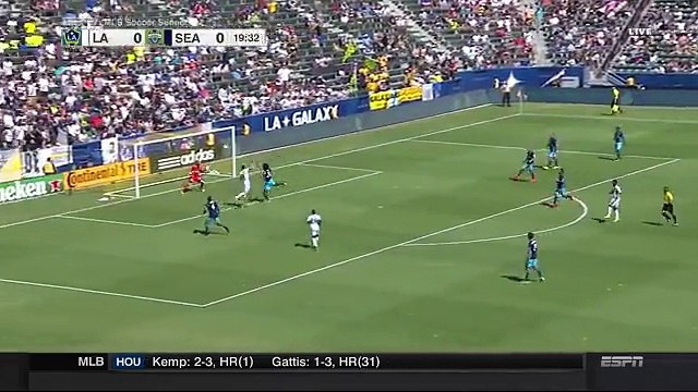 GOAL - Robbie Keane - LA Galaxy 1-0 Seattle Sounders FC - 26.09.2016 MLS