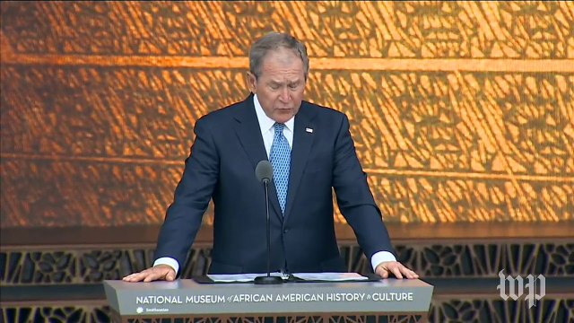 President Bush says he was 'honored' to sign the bill authorizing African American museum