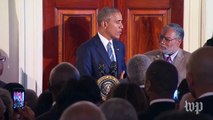 Obama references recent shootings during reception for new National African American museum