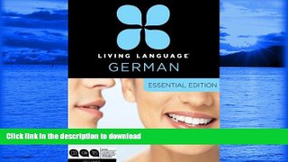 READ BOOK  Living Language German, Essential Edition: Beginner course, including coursebook, 3