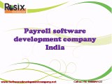 Payroll Software Development Company India | Payroll management System | www.rosixtechnology.in