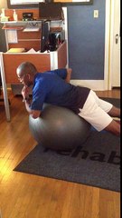 Dr. Steve's Favorite Low Back Extension on Gymball