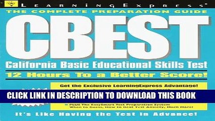 [PDF] CBEST: California Basic Educational Skills Test (Complete Preparation Guide) Popular Colection