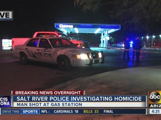 Salt River police: Man killed in shooting at gas station