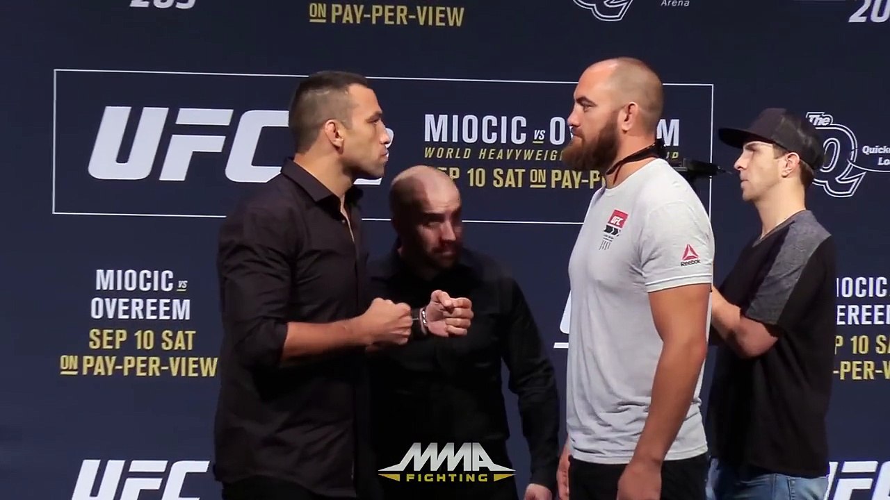 UFC 203: Fabricio Werdum vs. Travis Browne Staredown