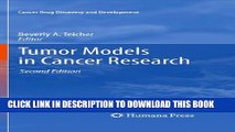 [PDF] Tumor Models in Cancer Research (Cancer Drug Discovery and Development) Popular Collection