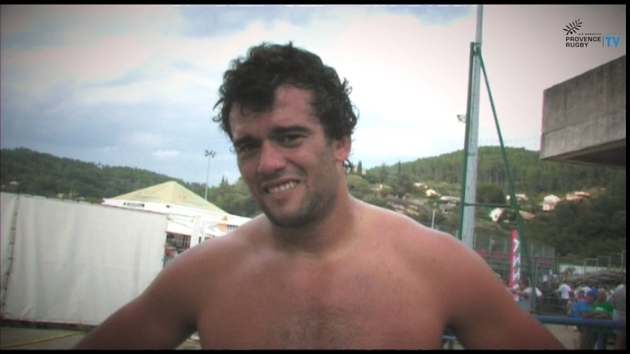 Manuel Charlier après Aubenas / Provence Rugby
