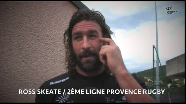 Ross Skeate après Aubenas / Provence Rugby