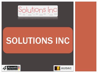 SOLUTIONS INC(MINI STEREO)